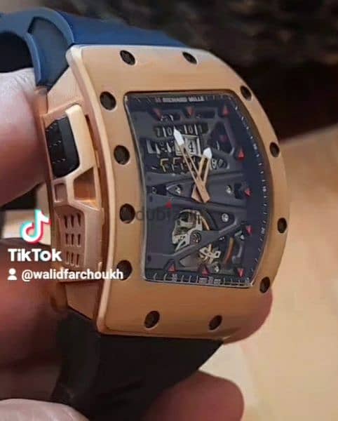 Richard mille mirror original Italy imported 
sapphire crystal 12