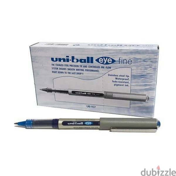 Uni Ball UB-157 Eye Roller Pen - 0.7Mm - 12 Pcs 0