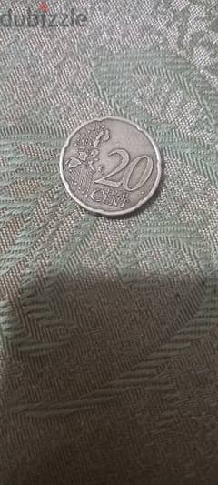 20يورو فرنسى 2002
