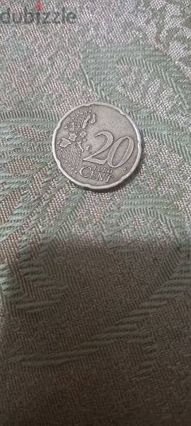 20يورو فرنسى 2002 0