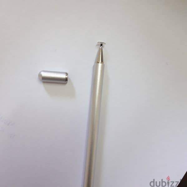 Nearly NEW Joyroom touch pen قلم تاتش استعمال بسيط لون فضي 2