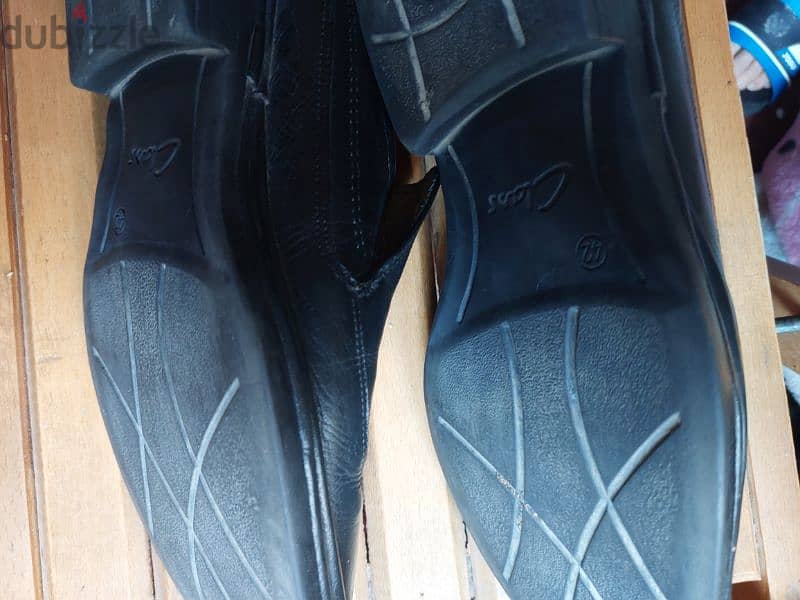 حذاء كلاس جلد طبيعي نعل جيد جدا و مريح في المشى لون اسود 8