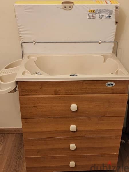 Cam - Asia Changing Cabinet bath and changing station with drawers 1