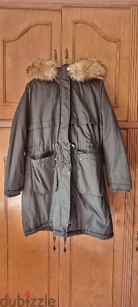 LC wakiki kaki coat with fleece inside 12