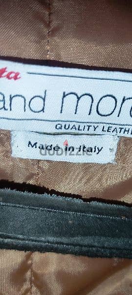 leather jacket made in Italy جاكت جلد طبيعي و فرو المنشأ ايطالي 3