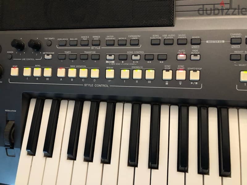 Yamaha Keyboard PSR-S670 اورج ياماها 3