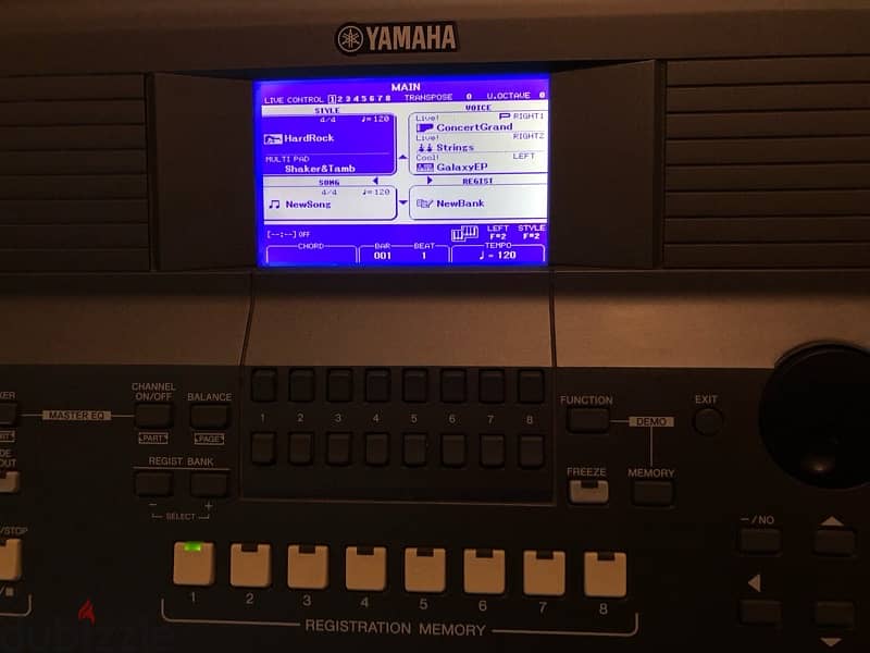 Yamaha Keyboard PSR-S670 اورج ياماها 4