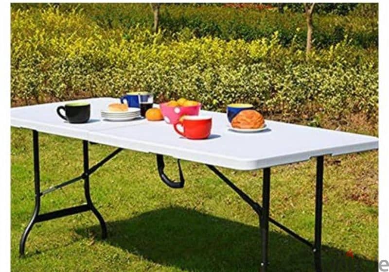 طاولة ( ترابيزة) قابلة للطي مقاس ١٢٢ سم × ٦١ سم جديدة فرز ثاني 1