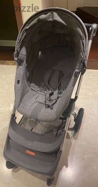 stokke scoot stroller with accessories - used 1