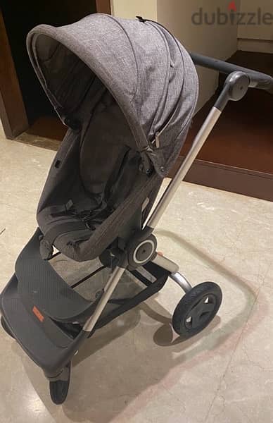 stokke scoot stroller with accessories - used 2