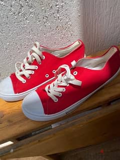 new sneakers red color size 41