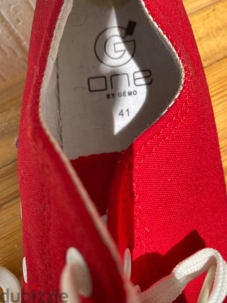 new sneakers red color size 41 2