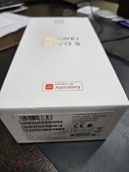 هواوي نوفا ٩
Huawei nova 9
الذاكره ١٢٨

جديد كالزيرو و الكرتونه معاه 11