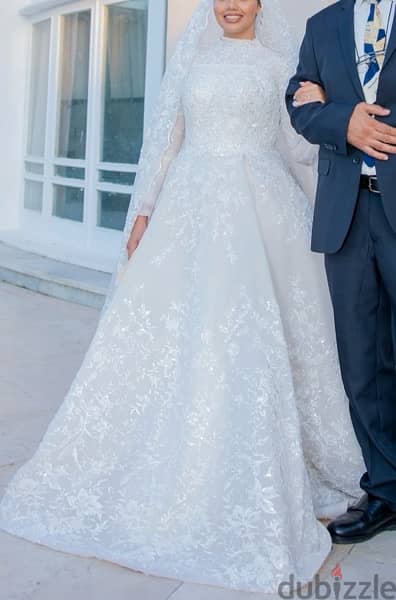 wedding dress & Veil 10