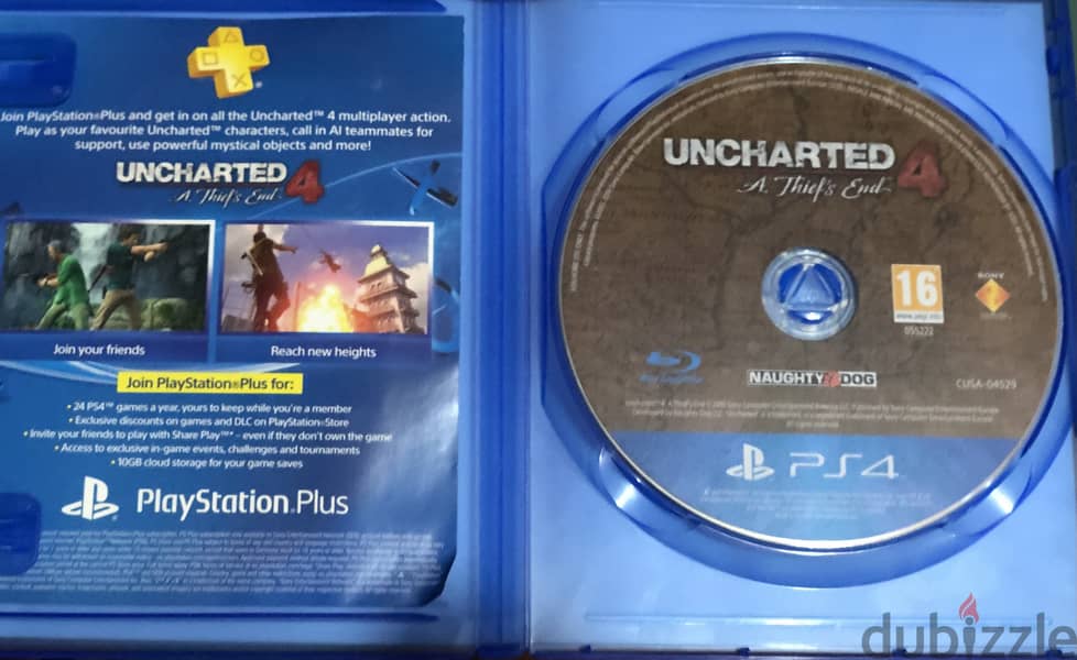 Uncharted 4 CD PS4 1