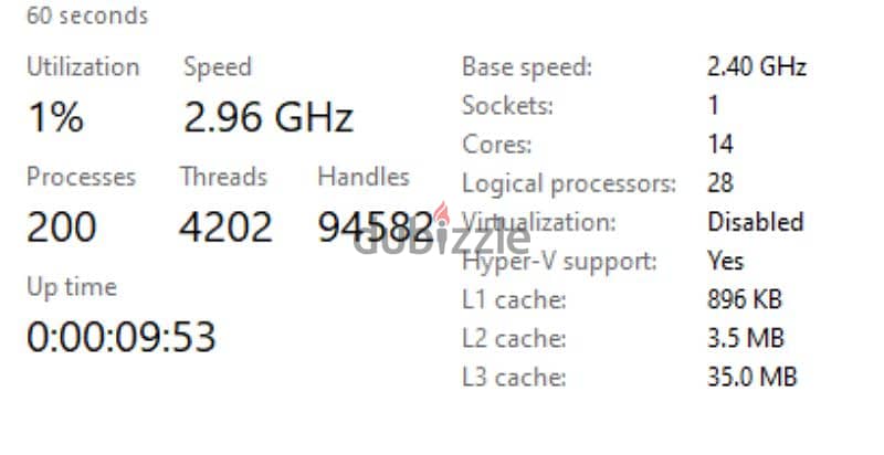 Intel processor xeon e5 2680 V4 بروسيسور 8