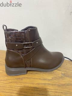 brown half boot size 41