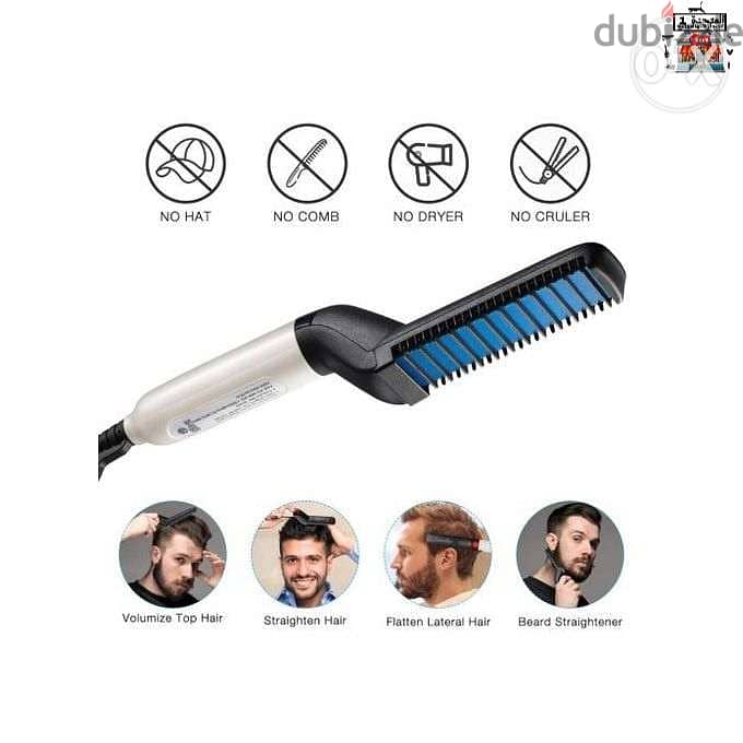 Hair & Beard Straightener Modelling Comb Ceramic-Iron مشط شعر و اللح 1