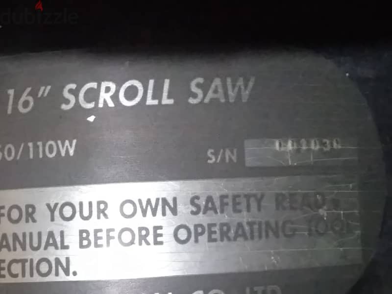 منشار خشب كهربائي Talon Scroll Saw 16 inch 3