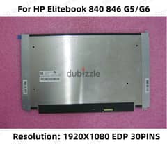 شاشات لاب توب HP EliteBook 840 G6 FHD Slim IPS 1080 الاوريجينال 0