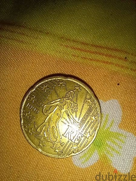 20 يورو سينت سنة 1999 1