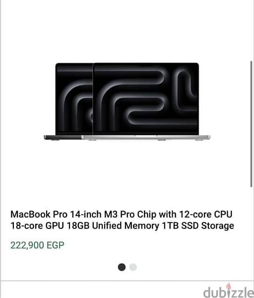 MacBook pro 14 inch M3 Pro 12C/18C 18GB 1TB 4