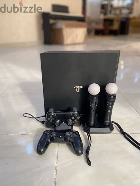 PS4 Pro with 2 controllers 2