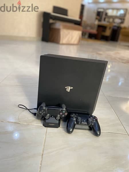 PS4 Pro with 2 controllers 3