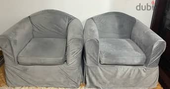 2 living room chairs