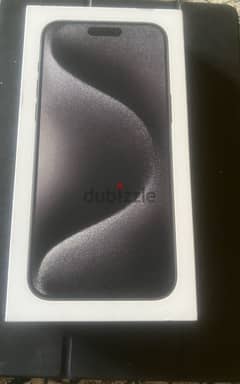 Iphone 15 pro max 256 sealed black titanium 0
