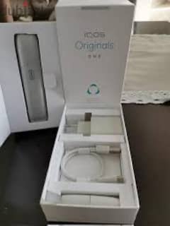 IQOS Originals One جهاز أيقوص وان فضي حالة ممتازة بالعلبة 0