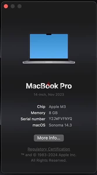 MacBook Pro M3 14-inch 0