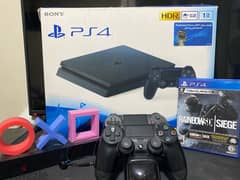 PS4 Slim 1TB (with original headset)+ R6S + 3 Free items !!! 0