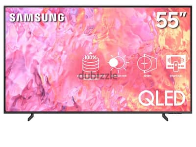 شاشه سامسونج كيوليد ٥٥ بوصة  Samsung TV QLED Q60 4k Ultra HD 55 inch