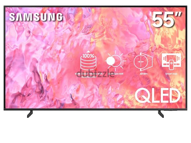 شاشه سامسونج كيوليد ٥٥ بوصة  Samsung TV QLED Q60 4k Ultra HD 55 inch 0
