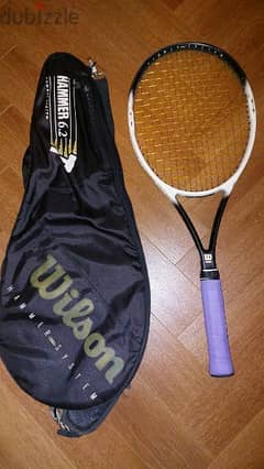 Original Wilson Hammer 6.2 tennis racket with bag   مضرب تنس ويلسون