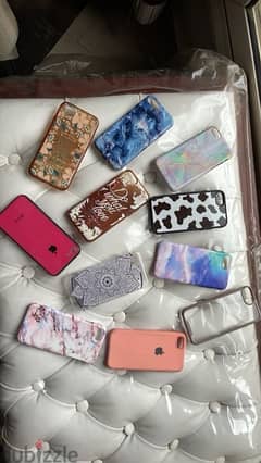 Iphone 7/8/SE covers for sale للبيع