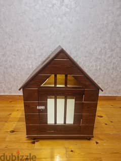 Dog wood house