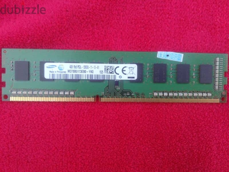 رام 4 جيجا DDR 3 السرعة 1280U 1