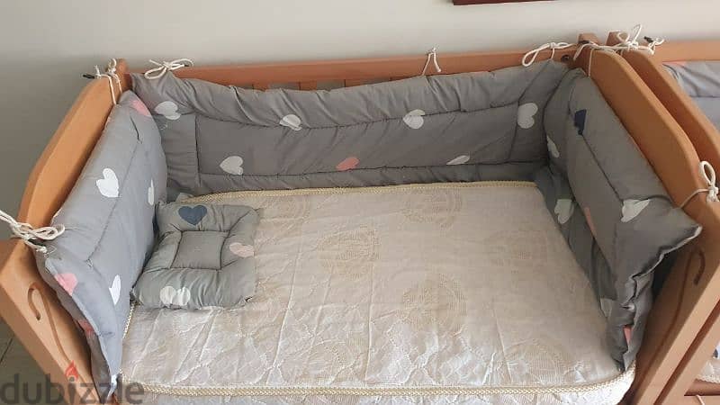 ٢ سرير اطفال لتؤام استخدام خفيف 1