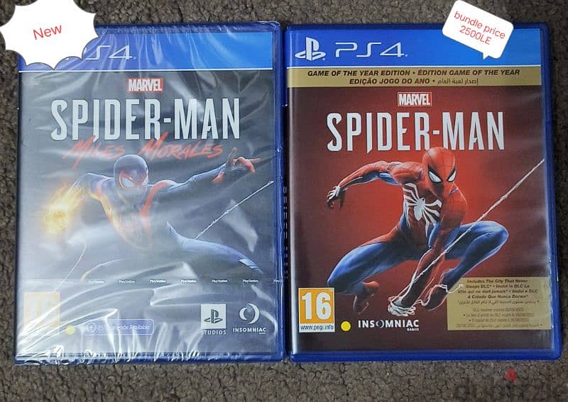 brand New ps Spiderman games 2