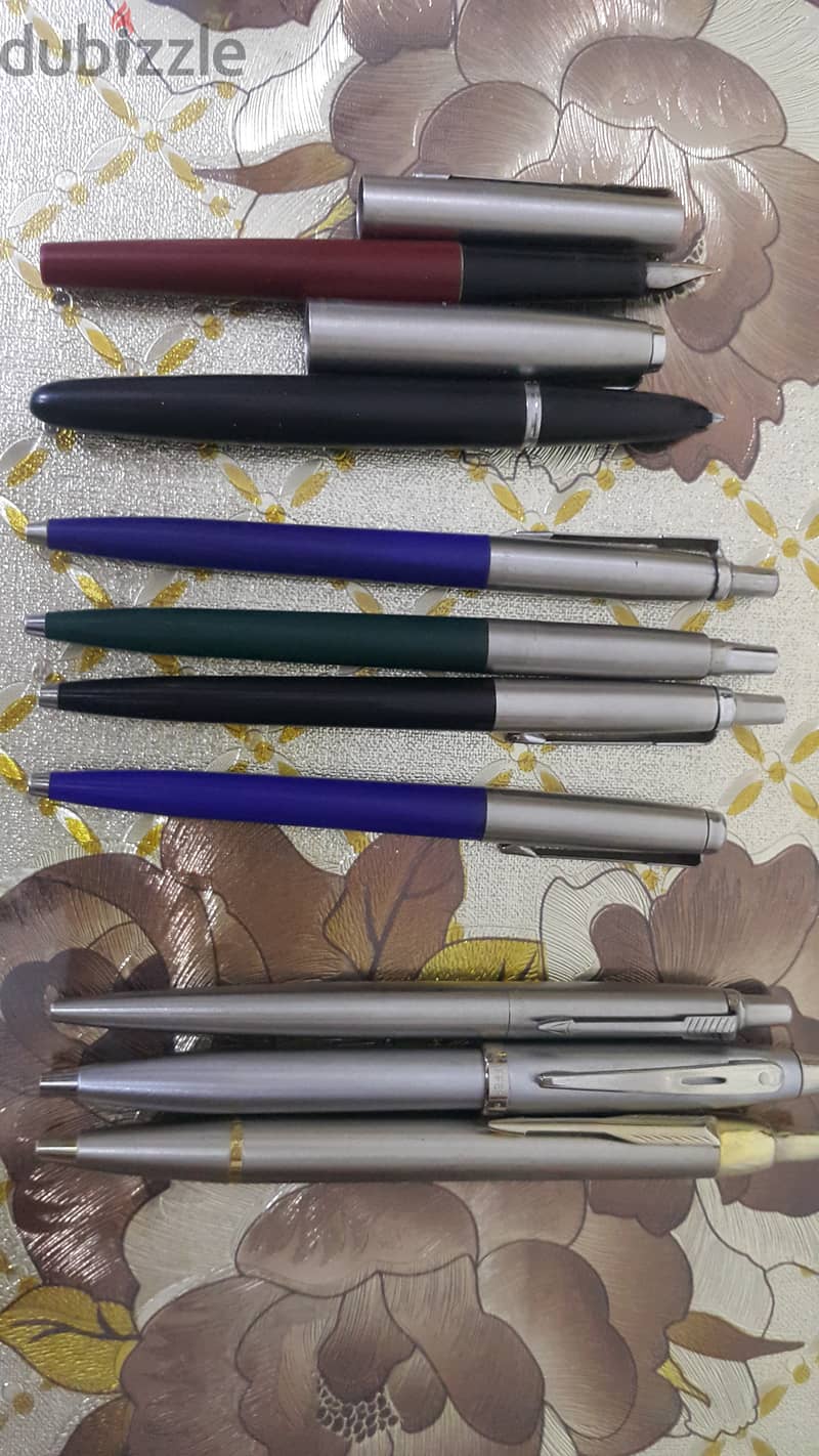 قلم شيفرجاف و6 قلم باركرجاف و2قلم باركر حبر ب2000ج 3