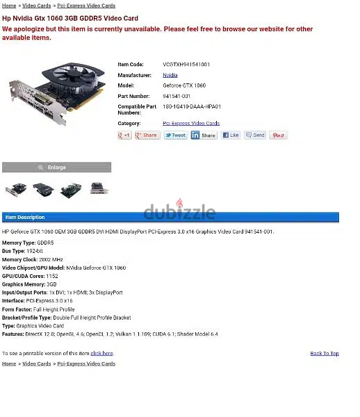 GTX 1060 3 GB