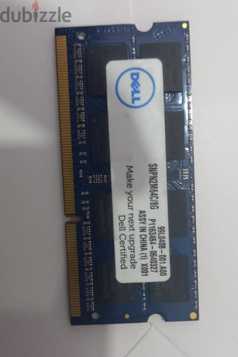 Ram 8GB DDR3 Kingston 1