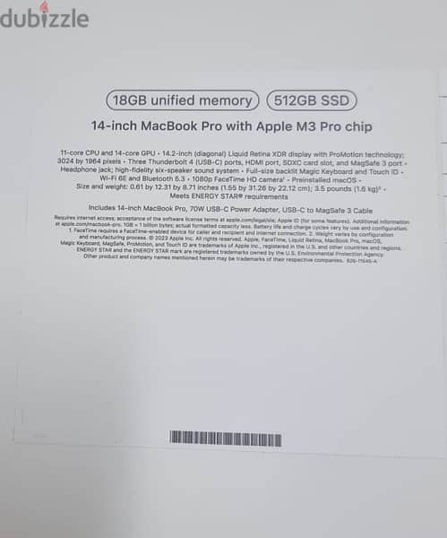 MacBook pro m3 pro 1