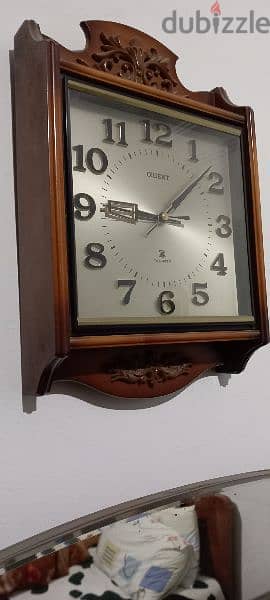 Orient Quartz wall clock, Beautiful Antique design. 2