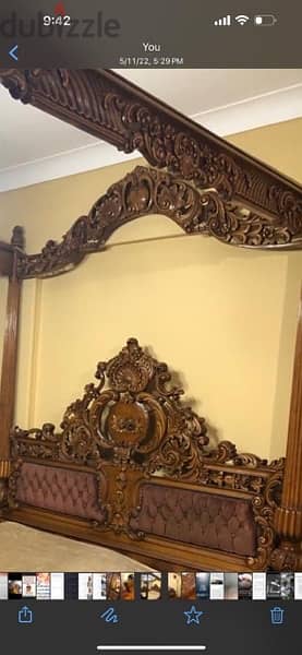 rare and unique rarities antique bedroom beech wood hand made carving 16