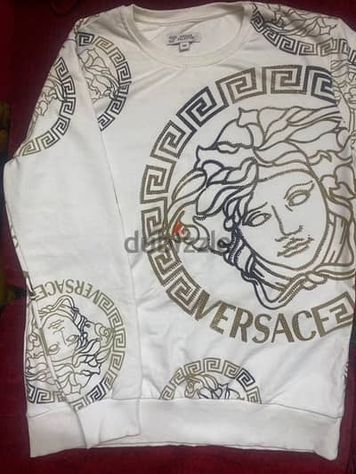 VERSACE White sweat-shirt