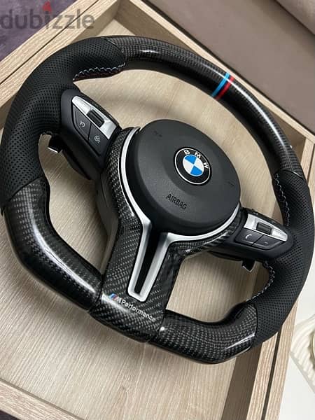 Bmw Steering Wheel  carbon fiber X1, X4, F15, F16, F30 M SPORT 2