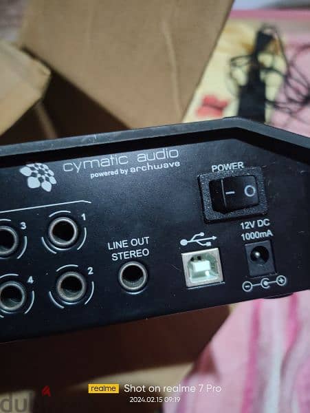 cymatic audio LR-16 Live Recorder + 16 trs cables جهاز تسجيل وكارت صوت 6